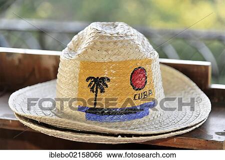 Straw hat, labelled Cuba, souvenir, gift, Vinales, Valle de Vinales, Province of Pinar del Rio, Cuba, Greater Antilles, Caribbean, Central America, America, North America View Large Photo Image Stock Photograph - Straw hat, labelled Cuba, souvenir, gift, Vinales, Valle de Vinales, Province of Pinar del Rio, Cuba, Greater Antilles, Caribbean, Central America, America, North America. Fotosearch