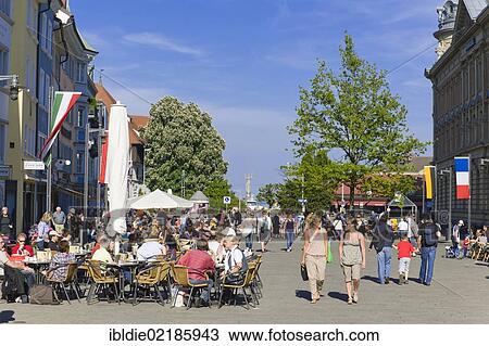 Street cafes in the historic city centre, Konstanz, Constance, Baden-Wuerttemberg, southern Germany, Germany, Europe View Large Photo Image Stock Image - Street cafes in the historic city centre, Konstanz, Constance, Baden-Wuerttemberg, southern Germany, Germany, Europe. Fotosearch