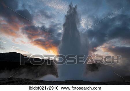 Strokkur Geyser, Haukadalur Valley, Golden Circle, Suðurland, Sudurland, Southern Iceland, Iceland, Europe View Large Photo Image Stock Image - Strokkur Geyser, Haukadalur Valley, Golden Circle, Suðurland, Sudurland, Southern Iceland, Iceland, Europe. Fotosearch