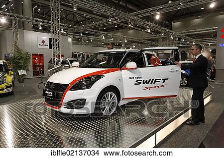 Picture - Suzuki Swift Sport on display at the Vienna Auto Show 2012, car show, Vienna, Austria, Europe. Fotosearch