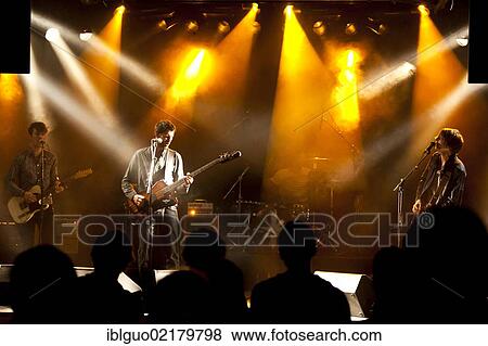 Stock Photo - Swiss band "Navel" playing live at the Schueuer, Lucerne, Switzerland, Europe. Fotosearch