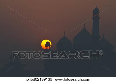 Taj Mahal, UNESCO Worl Heritage Site, against sunrise, Agra, Uttar Pradesh, India, Asia View Large Photo Image Stock Photography - Taj Mahal, UNESCO Worl Heritage Site, against sunrise, Agra, Uttar Pradesh, India, Asia. Fotosearch
