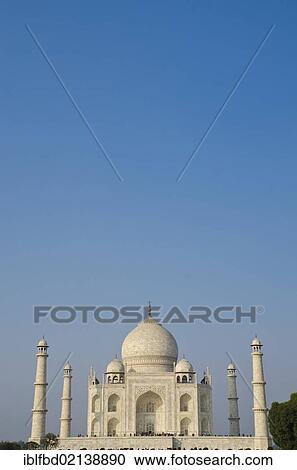 Stock Image - Taj Mahal, UNESCO World Heritage Site, Agra, Uttar Pradesh, India, Asia. Fotosearch