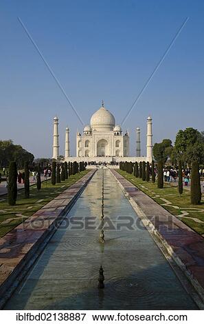 Taj Mahal, UNESCO World Heritage Site, Agra, Uttar Pradesh, India, Asia View Large Photo Image Stock Photo - Taj Mahal, UNESCO World Heritage Site, Agra, Uttar Pradesh, India, Asia. Fotosearch