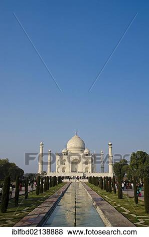 Taj Mahal, UNESCO World Heritage Site, Agra, Uttar Pradesh, India, Asia View Large Photo Image Stock Photo - Taj Mahal, UNESCO World Heritage Site, Agra, Uttar Pradesh, India, Asia. Fotosearch