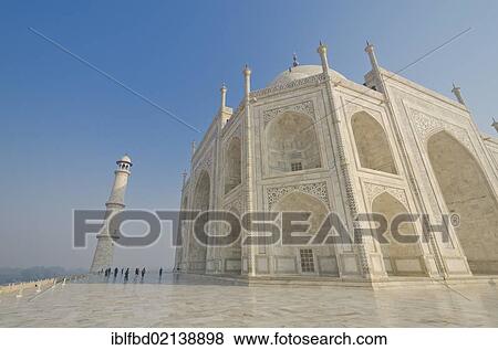 Taj Mahal, UNESCO World Heritage Site, Agra, Uttar Pradesh, India, Asia View Large Photo Image Stock Photo - Taj Mahal, UNESCO World Heritage Site, Agra, Uttar Pradesh, India, Asia. Fotosearch
