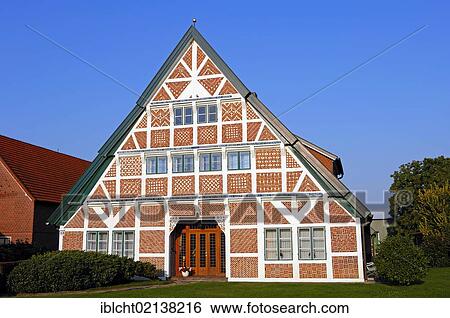 Thatched farmhouse near Steinkirchen, Altes Land, Lower Saxony, Germany, Europe View Large Photo Image Stock Photograph - Thatched farmhouse near Steinkirchen, Altes Land, Lower Saxony, Germany, Europe. Fotosearch