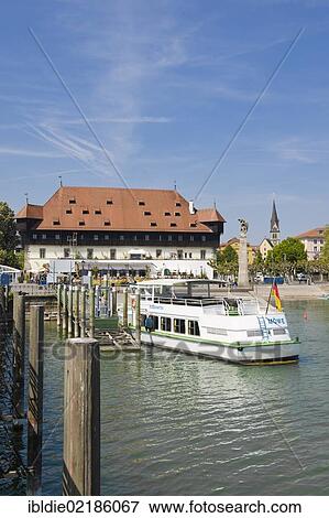 The harbour and the Konzil building, site of the only papal election in Germany, Konstanz, Constance, Baden-Wuerttemberg, southern Germany, Germany, Europe View Large Photo Image Stock Photo - The harbour and the Konzil building, site of the only papal election in Germany, Konstanz, Constance, Baden-Wuerttemberg, southern Germany, Germany, Europe. Fotosearch