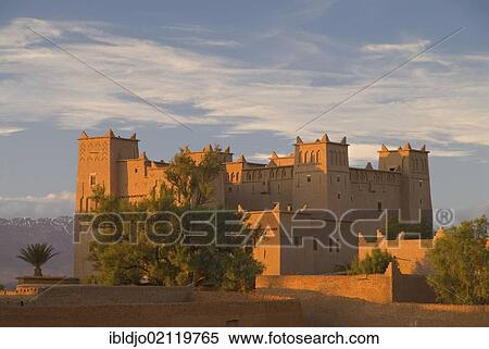 The Kasbah Ait Ben Moro near Skoura, Souss-Massa-Drâa, Morocco, Africa View Large Photo Image Stock Photography - The Kasbah Ait Ben Moro near Skoura, Souss-Massa-Drâa, Morocco, Africa. Fotosearch