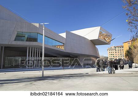 The MAXXI, National Museum of 21st Century Arts, Rome, Italy, Europe View Large Photo Image Picture - The MAXXI, National Museum of 21st Century Arts, Rome, Italy, Europe. Fotosearch