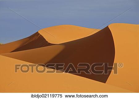 The sand dunes of Erg Chebbi, at the western edge of the Sahara desert, Meknès-Tafilalet, Morocco, Africa View Large Photo Image Stock Photography - The sand dunes of Erg Chebbi, at the western edge of the Sahara desert, Meknès-Tafilalet, Morocco, Africa. Fotosearch