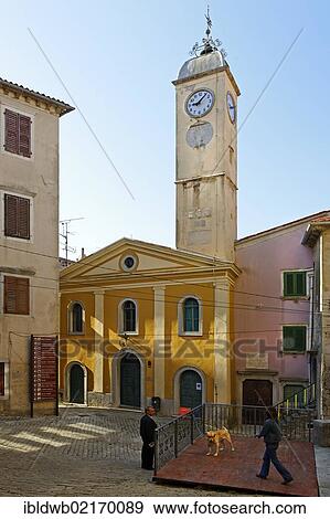 Theatre, old town, Labin, Istria, Croatia, Europe View Large Photo Image Stock Photo - Theatre, old town, Labin, Istria, Croatia, Europe. Fotosearch