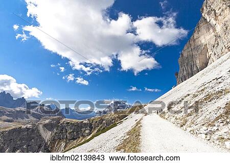 Three Peaks hiking trail, Alta Pusteria, Dolomites of Sesto, Italy, Europe View Large Photo Image Stock Image - Three Peaks hiking trail, Alta Pusteria, Dolomites of Sesto, Italy, Europe. Fotosearch