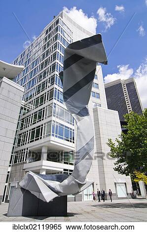Tie sculpture in the financial district, Frankfurt, Hesse, Germany, Europe View Large Photo Image Stock Photography - Tie sculpture in the financial district, Frankfurt, Hesse, Germany, Europe. Fotosearch