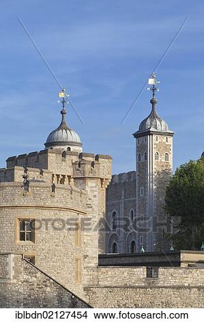Picture - Towers at the Tower of London, London, England, United Kingdom, Europe. Fotosearch