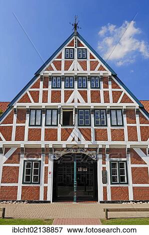 Town Hall, Jork, Altes Land, Lower Saxony, Germany, Europe View Large Photo Image Stock Photo - Town Hall, Jork, Altes Land, Lower Saxony, Germany, Europe. Fotosearch