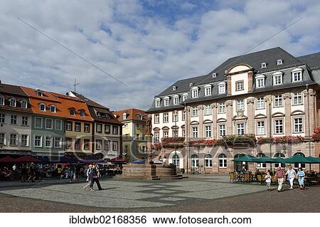 Town hall with the Hercules Fountain, Heidelberg, Baden-Wuerttemberg, Deutschland, Europa View Large Photo Image Stock Photograph - Town hall with the Hercules Fountain, Heidelberg, Baden-Wuerttemberg, Deutschland, Europa. Fotosearch