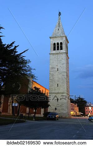Town tower and St Palagius church, old town, Novigrad, Istria, Croatia, Europe View Large Photo Image Stock Image - Town tower and St Palagius church, old town, Novigrad, Istria, Croatia, Europe. Fotosearch