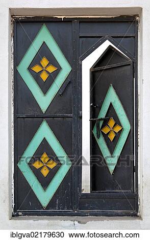 Traditional wooden door with geometric ornaments, Ash Shab, Sultanate of Oman, Middle East, Southwest Asia, Asia View Large Photo Image Stock Image - Traditional wooden door with geometric ornaments, Ash Shab, Sultanate of Oman, Middle East, Southwest Asia, Asia. Fotosearch