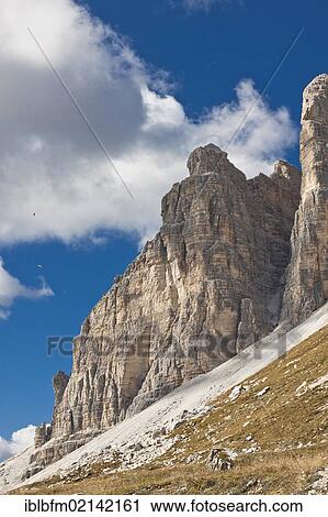 Tre Cime di Lavaredo, Three Peaks, Dolomites, Italy, Europe View Large Photo Image Stock Image - Tre Cime di Lavaredo, Three Peaks, Dolomites, Italy, Europe. Fotosearch