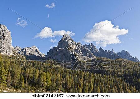Tre Cime di Lavaredo, Three Peaks, Dolomites, Italy, Europe View Large Photo Image Stock Photo - Tre Cime di Lavaredo, Three Peaks, Dolomites, Italy, Europe. Fotosearch