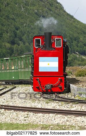 Tren del Fin del Mundo, End of the World Train, Tierra del Fuego National Park, Fireland, Patagonia, Argentina, South America View Large Photo Image Stock Photography - Tren del Fin del Mundo, End of the World Train, Tierra del Fuego National Park, Fireland, Patagonia, Argentina, South America. Fotosearch