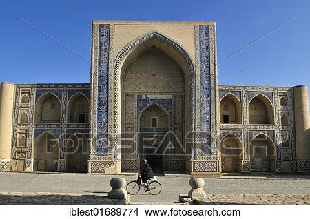 Ulugh Bek madrassah, Bukhara, Buchara, Silk Road, Unesco World Heritage Site, Uzbekistan, Central Asia, Asia View Large Photo Image Picture - Ulugh Bek madrassah, Bukhara, Buchara, Silk Road, Unesco World Heritage Site, Uzbekistan, Central Asia, Asia. Fotosearch