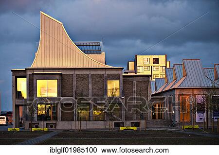 Stock Image - Utzon Center, Aalborg, Midtjylland region, Denmark, Europe, PublicGround, Europe. Fotosearch