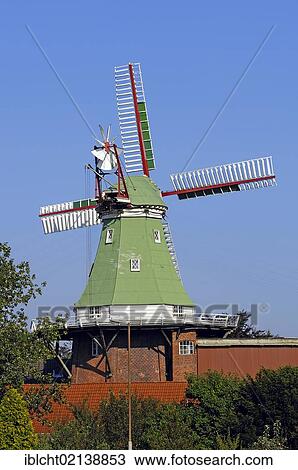 Venti Amica, a Dutch gallery windmill, Hollern-Twielenfleth, Altes Land, Lower Saxony, Germany, Europe View Large Photo Image Stock Image - Venti Amica, a Dutch gallery windmill, Hollern-Twielenfleth, Altes Land, Lower Saxony, Germany, Europe. Fotosearch
