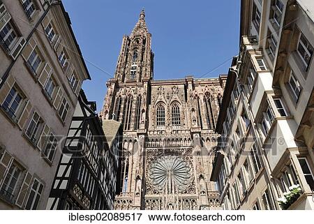 View from Kraemergasse on the Strasbourg Cathedral, Strasbourg, Alsace, France, Europe, PublicGround, Europe View Large Photo Image Stock Photo - View from Kraemergasse on the Strasbourg Cathedral, Strasbourg, Alsace, France, Europe, PublicGround, Europe. Fotosearch