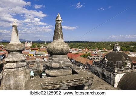 View from the cathedral over the city of León, Nicaragua, Central America, North America View Large Photo Image Stock Image - View from the cathedral over the city of León, Nicaragua, Central America, North America. Fotosearch