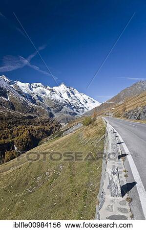 View of Grossglockner Mountain, 3. 798m, by the Grossglockner High Alpine Road, Hohe Tauern National Park, Carinthia, Austria, Europe View Large Photo Image Stock Photograph - View of Grossglockner Mountain, 3. 798m, by the Grossglockner High Alpine Road, Hohe Tauern National Park, Carinthia, Austria, Europe. Fotosearch