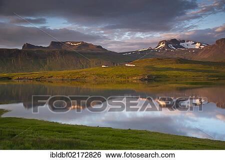 View towards Tunga Mountain between Ólafsvík and Grundarfjoerður, Grundarfjoerdur, Snæfellsnes Peninula, Snaefellsnes, Iceland, Europe View Large Photo Image Stock Photograph - View towards Tunga Mountain between Ólafsvík and Grundarfjoerður, Grundarfjoerdur, Snæfellsnes Peninula, Snaefellsnes, Iceland, Europe. Fotosearch