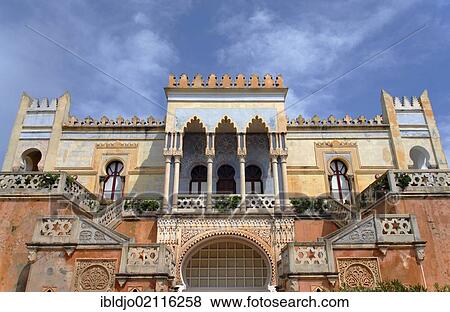 Stock Photo - Villa Sticchi in Santa Cesarea Terme, Puglia, Italy, Europe. Fotosearch
