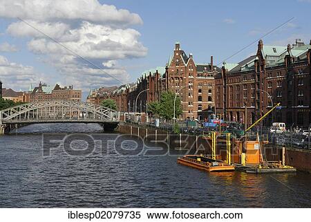 Warehouses, Speicherstadt district, Kehrwieder Brook channel, Hamburg, Germany, Europe, PublicGround, Europe View Large Photo Image Stock Photography - Warehouses, Speicherstadt district, Kehrwieder Brook channel, Hamburg, Germany, Europe, PublicGround, Europe. Fotosearch