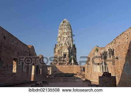 Wat Ratchaburana, Ayutthaya, Thailand, Asia View Large Photo Image Stock Photo - Wat Ratchaburana, Ayutthaya, Thailand, Asia. Fotosearch