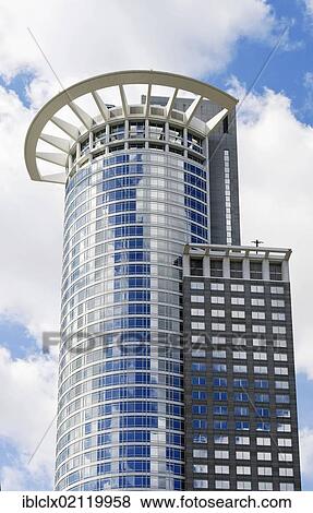 Westend Tower, headquarters of DZ Bank, Frankfurt am Main, Hesse, Germany, Europe View Large Photo Image Stock Photo - Westend Tower, headquarters of DZ Bank, Frankfurt am Main, Hesse, Germany, Europe. Fotosearch