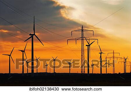 Wind turbines and power pylons against a red evening sky, Cuxhaven, Lower Saxony, Germany, Europe, PublicGround, Europe View Large Photo Image Stock Image - Wind turbines and power pylons against a red evening sky, Cuxhaven, Lower Saxony, Germany, Europe, PublicGround, Europe. Fotosearch