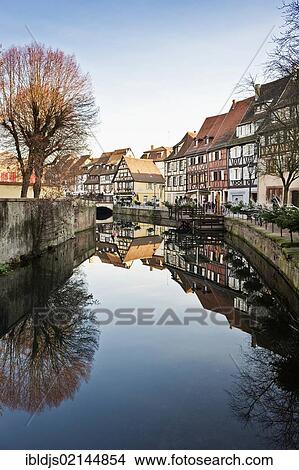 Winter in Colmar, Alsace, France, Europe View Large Photo Image Picture - Winter in Colmar, Alsace, France, Europe. Fotosearch