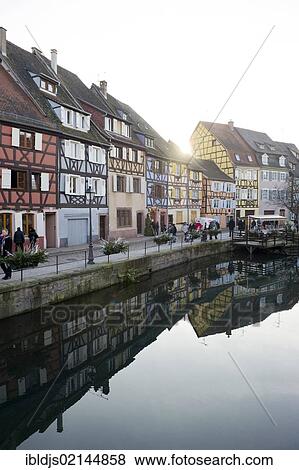 Winter in Colmar, Alsace, France, Europe View Large Photo Image Stock Photo - Winter in Colmar, Alsace, France, Europe. Fotosearch