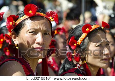 Women of the Sangtam tribe waiting to perform ritual dances at the Hornbill Festival, Kohima, Nagaland, India, Asia View Large Photo Image Picture - Women of the Sangtam tribe waiting to perform ritual dances at the Hornbill Festival, Kohima, Nagaland, India, Asia. Fotosearch
