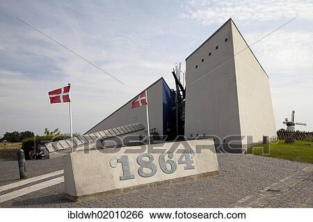 Stock Photograph - Year 1864, History Centre Dybbøl, Dybbol, Sonderborg, Als, South Jutland, Denmark, Scandinavia, Europe. Fotosearch
