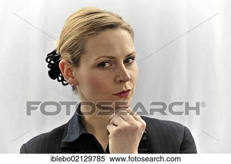 Stock Photography - Young businesswoman, manager, portrait. Fotosearch