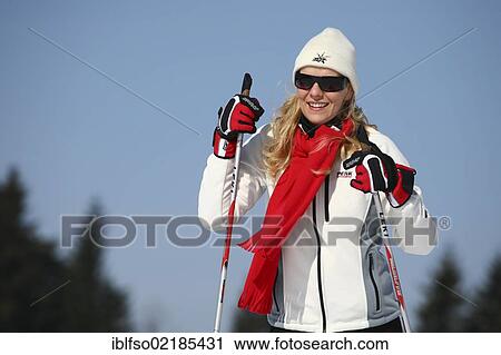 Young woman, about 25 years, cross-country skiing, near Masserberg, Thuringian Forest mountains, Thuringia, Germany, Europe View Large Photo Image Stock Image - Young woman, about 25 years, cross-country skiing, near Masserberg, Thuringian Forest mountains, Thuringia, Germany, Europe. Fotosearch
