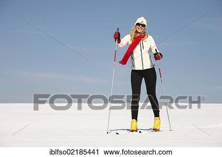Young woman, about 25 years, cross-country skiing, near Masserberg, Thuringian Forest mountains, Thuringia, Germany, Europe View Large Photo Image Stock Image - Young woman, about 25 years, cross-country skiing, near Masserberg, Thuringian Forest mountains, Thuringia, Germany, Europe. Fotosearch