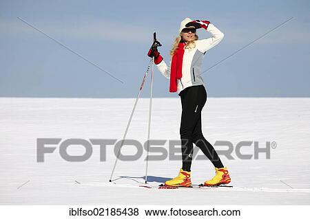 Young woman, about 25 years, cross-country skiing, near Masserberg, Thuringian Forest mountains, Thuringia, Germany, Europe View Large Photo Image Stock Photo - Young woman, about 25 years, cross-country skiing, near Masserberg, Thuringian Forest mountains, Thuringia, Germany, Europe. Fotosearch