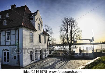 Zollenspieker ferry house in Kirchwerder, Vier- und Marschlande region, Hamburg, Germany, Europe View Large Photo Image Stock Photo - Zollenspieker ferry house in Kirchwerder, Vier- und Marschlande region, Hamburg, Germany, Europe. Fotosearch