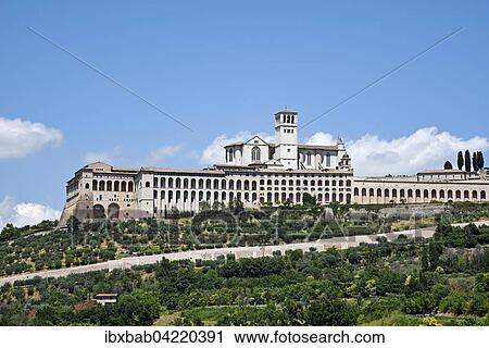 Basilica of San Francesco d'Assisi, Assisi, Province of Perugia, Umbria, Italy, Europe View Large Photo Image Stock Image - Basilica of San Francesco d'Assisi, Assisi, Province of Perugia, Umbria, Italy, Europe. Fotosearch
