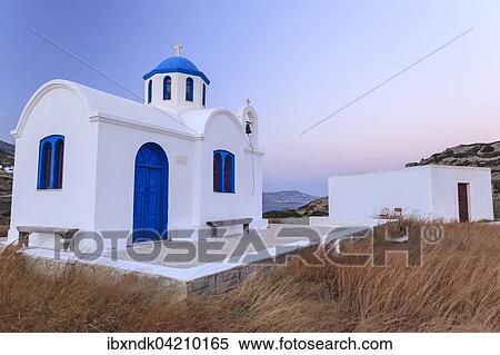 Chapel in the evening light, Karpathos, Dodecanese, Greece, Europe View Large Photo Image Stock Photography - Chapel in the evening light, Karpathos, Dodecanese, Greece, Europe. Fotosearch