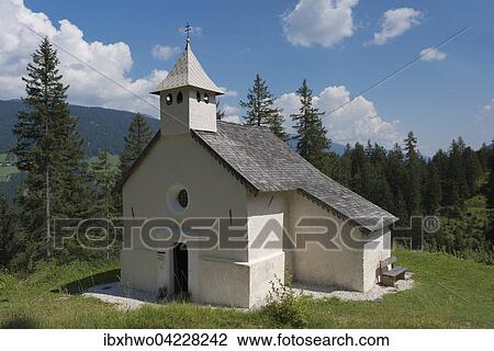Chapel of St. Salvador, San Candido, 1594, Sesto Dolomites, nature park, Alps, South Tyrol, Trentino-Alto Adige, Italy, Europe View Large Photo Image Stock Image - Chapel of St. Salvador, San Candido, 1594, Sesto Dolomites, nature park, Alps, South Tyrol, Trentino-Alto Adige, Italy, Europe. Fotosearch